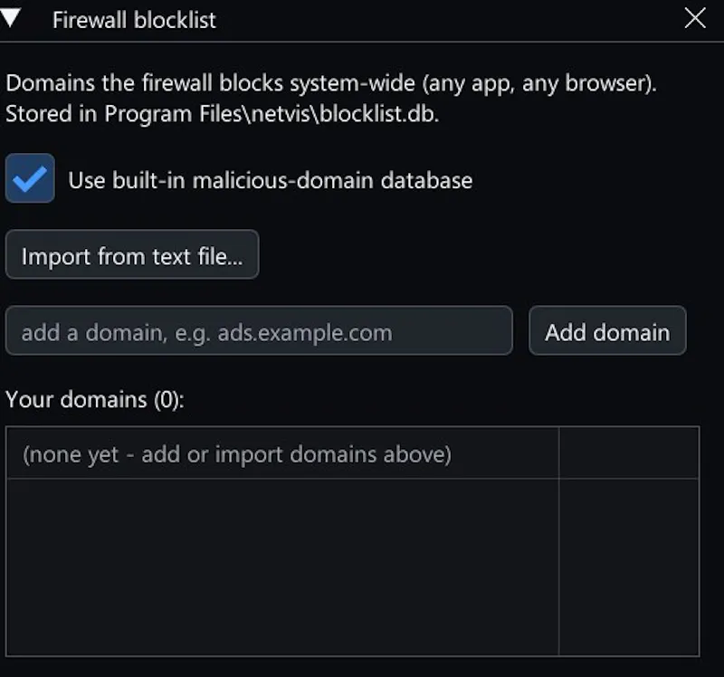 netvis - bandwidth manager screenshot 4