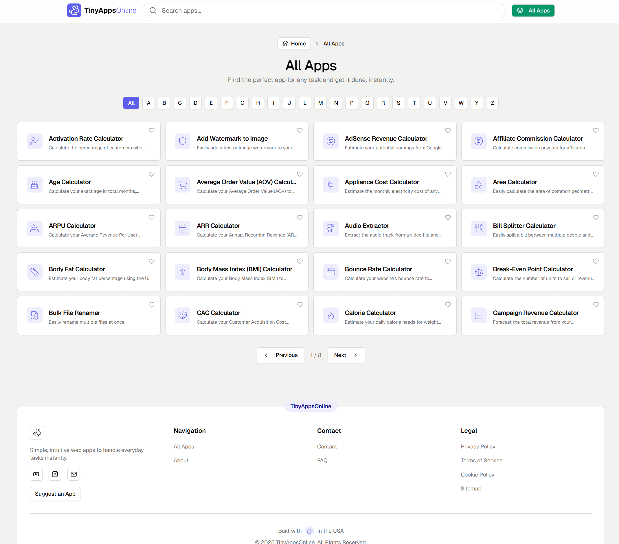 TinyAppsOnline - Screenshot 3 showing product features and functionality