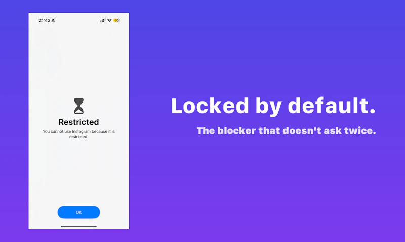 DMOnly: Screen Time & Focus screenshot 1