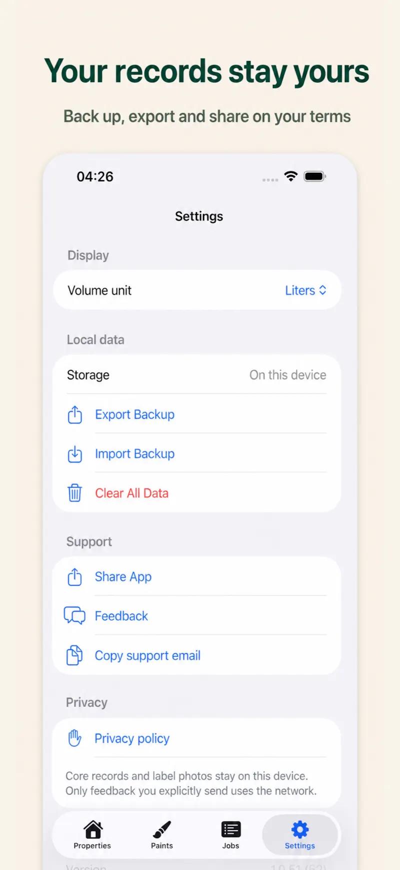 CoatLedger screenshot 3