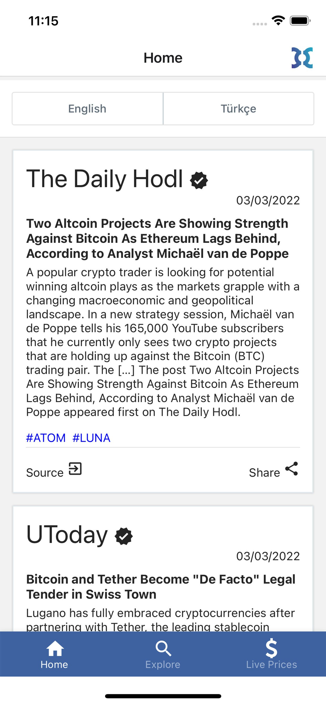 コインフィード - 暗号通貨に関するニュース。メディア1