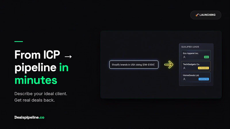 A pipeline of real deals screenshot 1