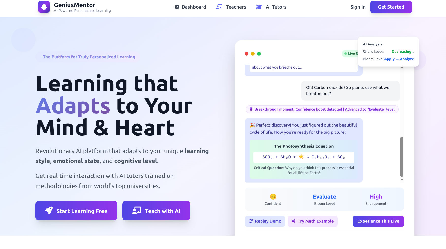 Geniusmentor AI gallery image