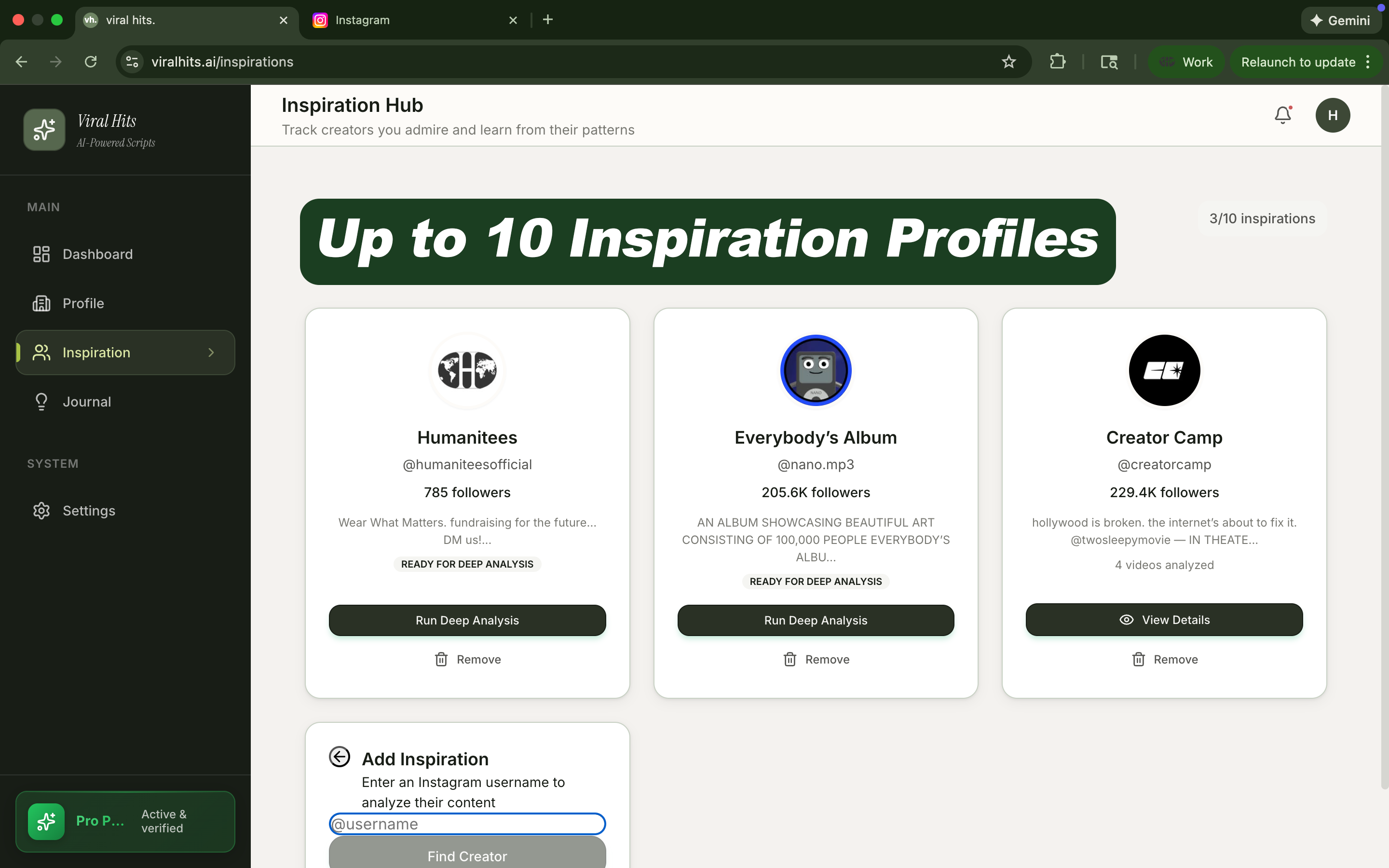 viral hits. - Screenshot 2 showing product features and functionality