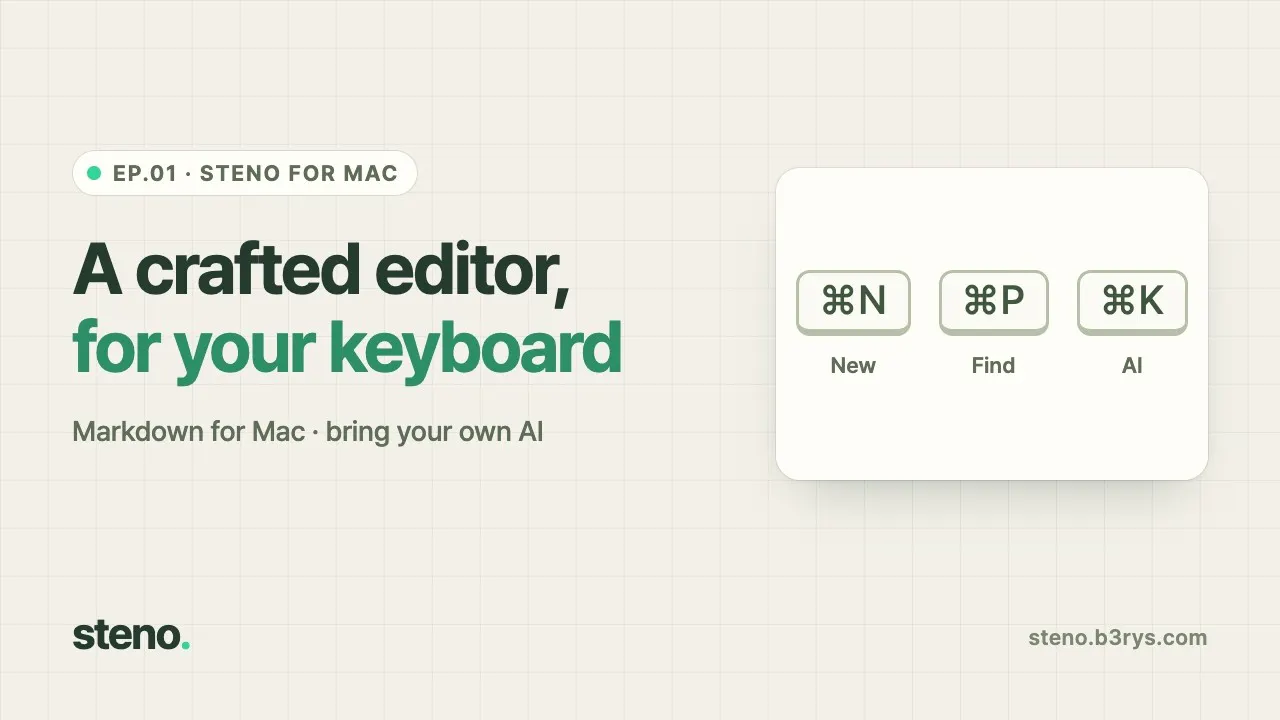 Steno gallery image