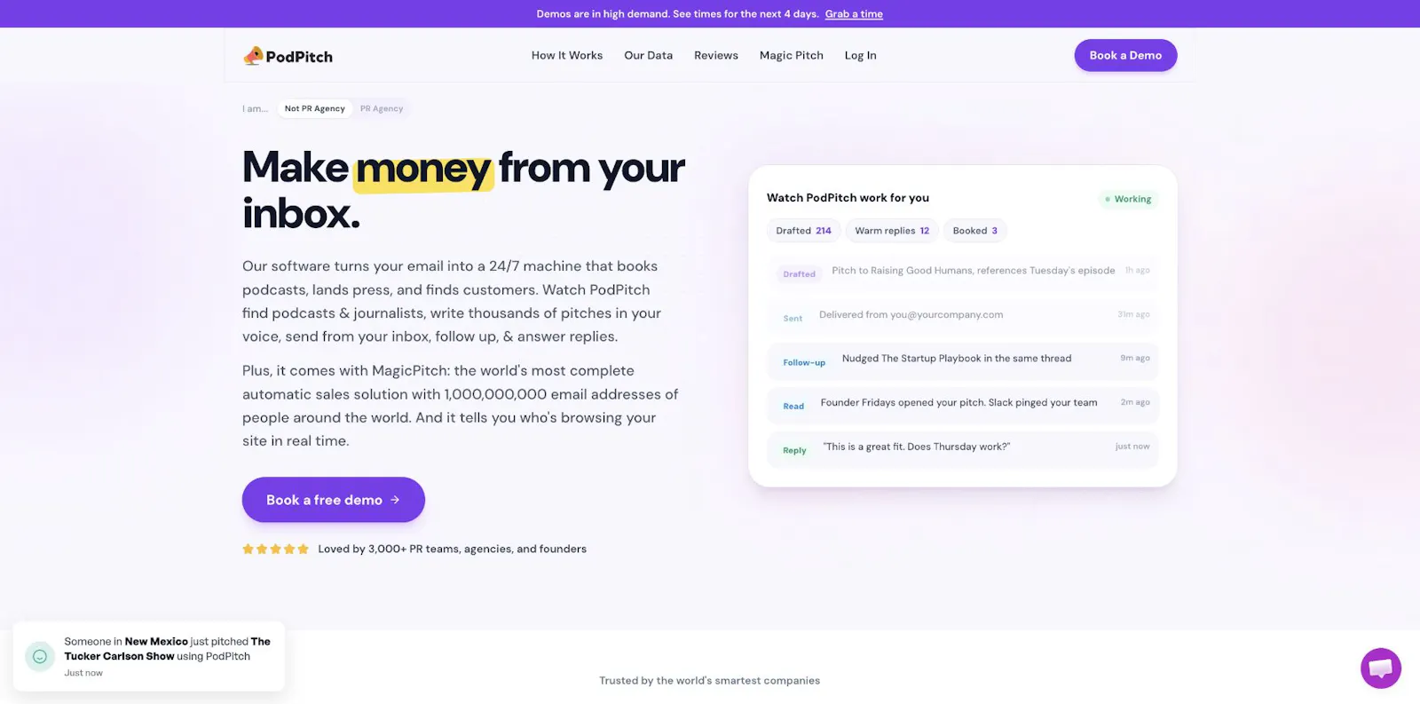 PodPitch screenshot 1