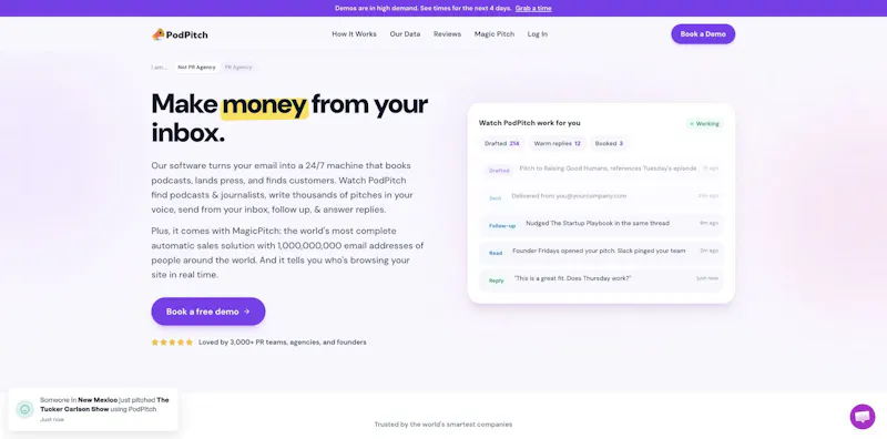 PodPitch screenshot 1