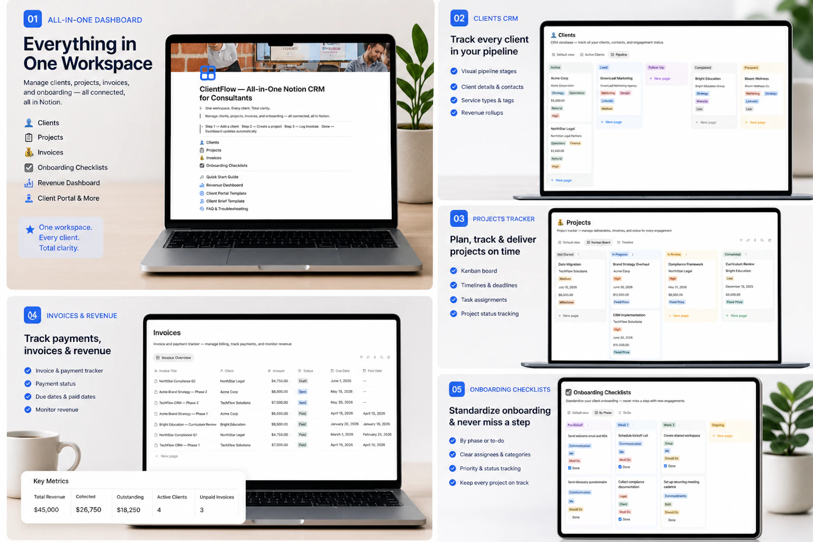 ClientFlow CRM screenshot 2