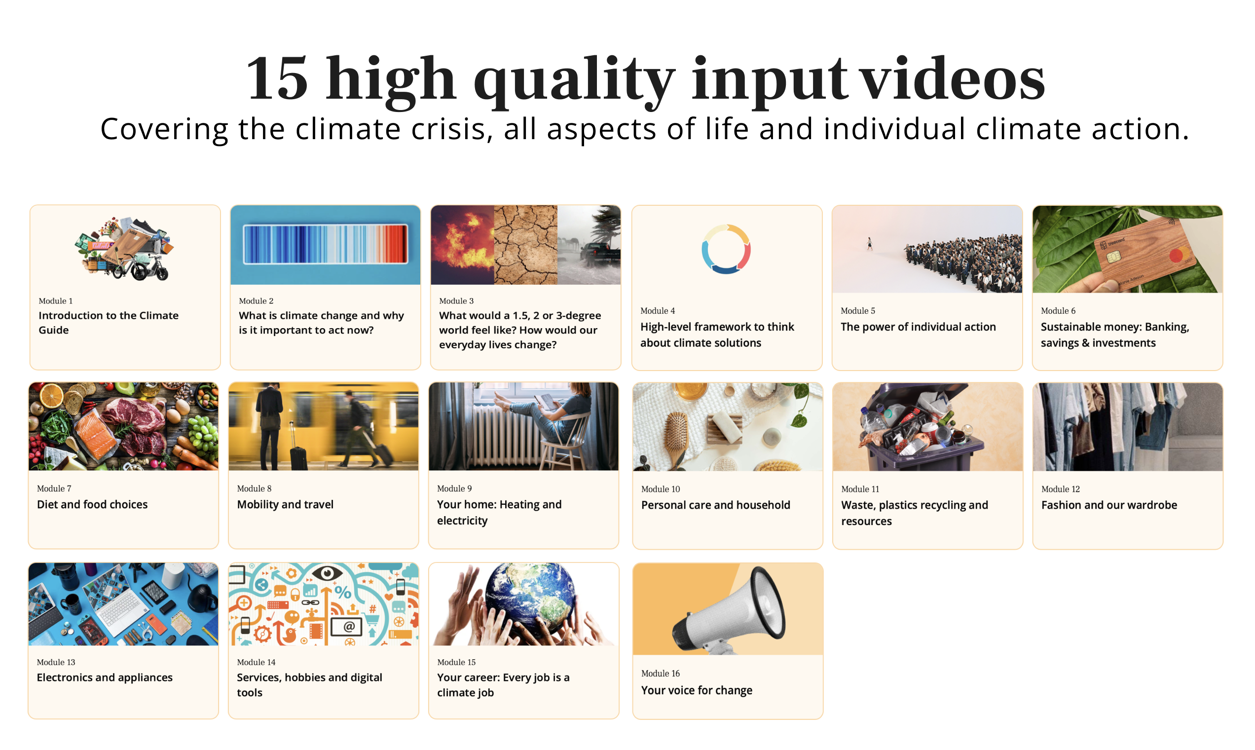 Klimaatactiegids voor individuen - Neem individuele klimaatactie met deze stapsgewijze cursus media 2