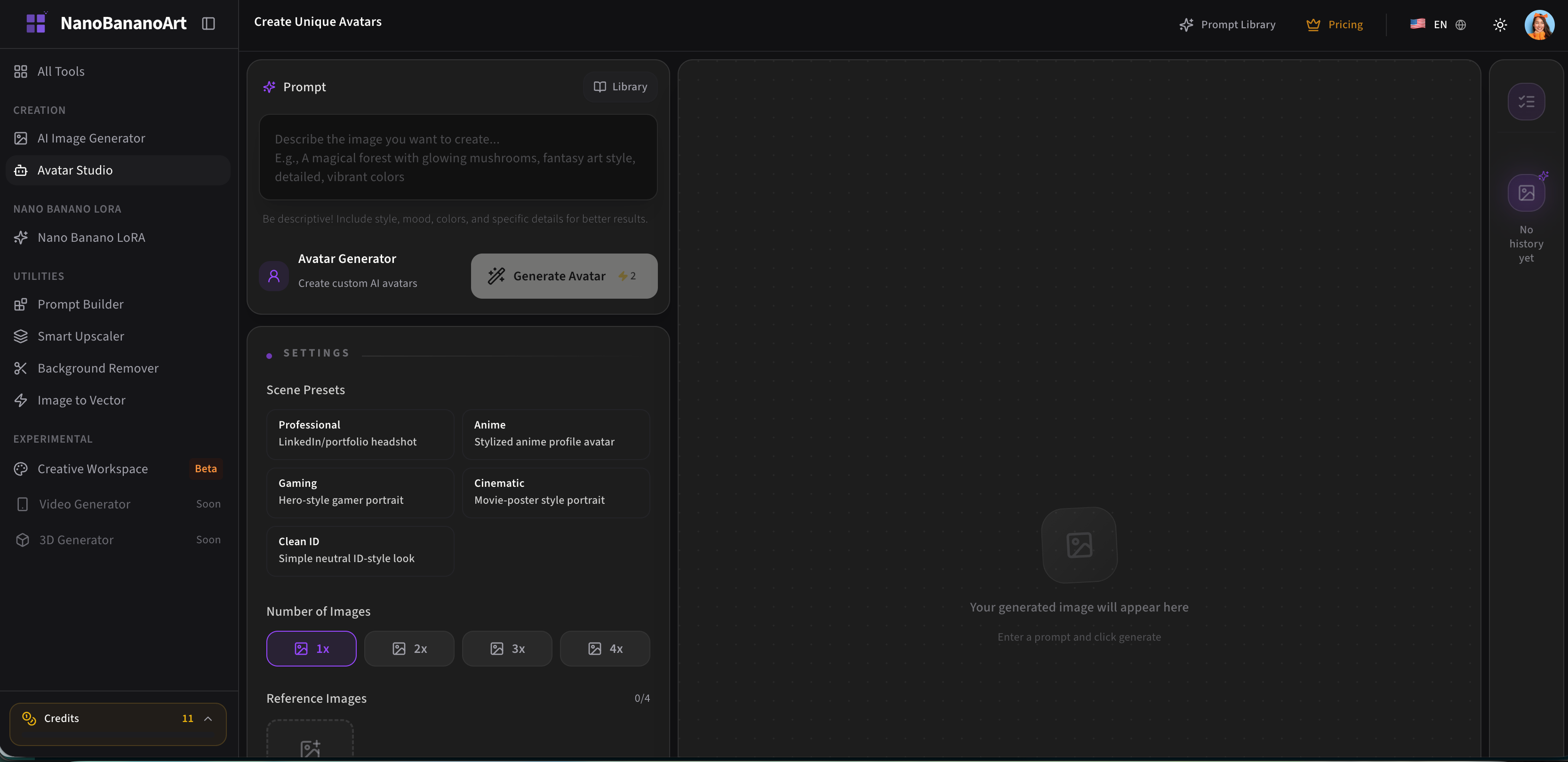Nano Banano - Screenshot 2 showing product features and functionality