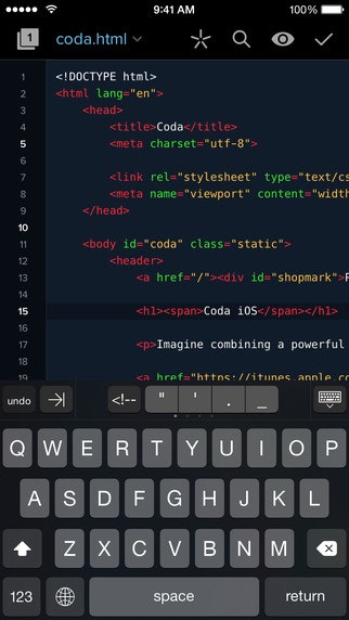 Coda for iOS by Panic gallery image