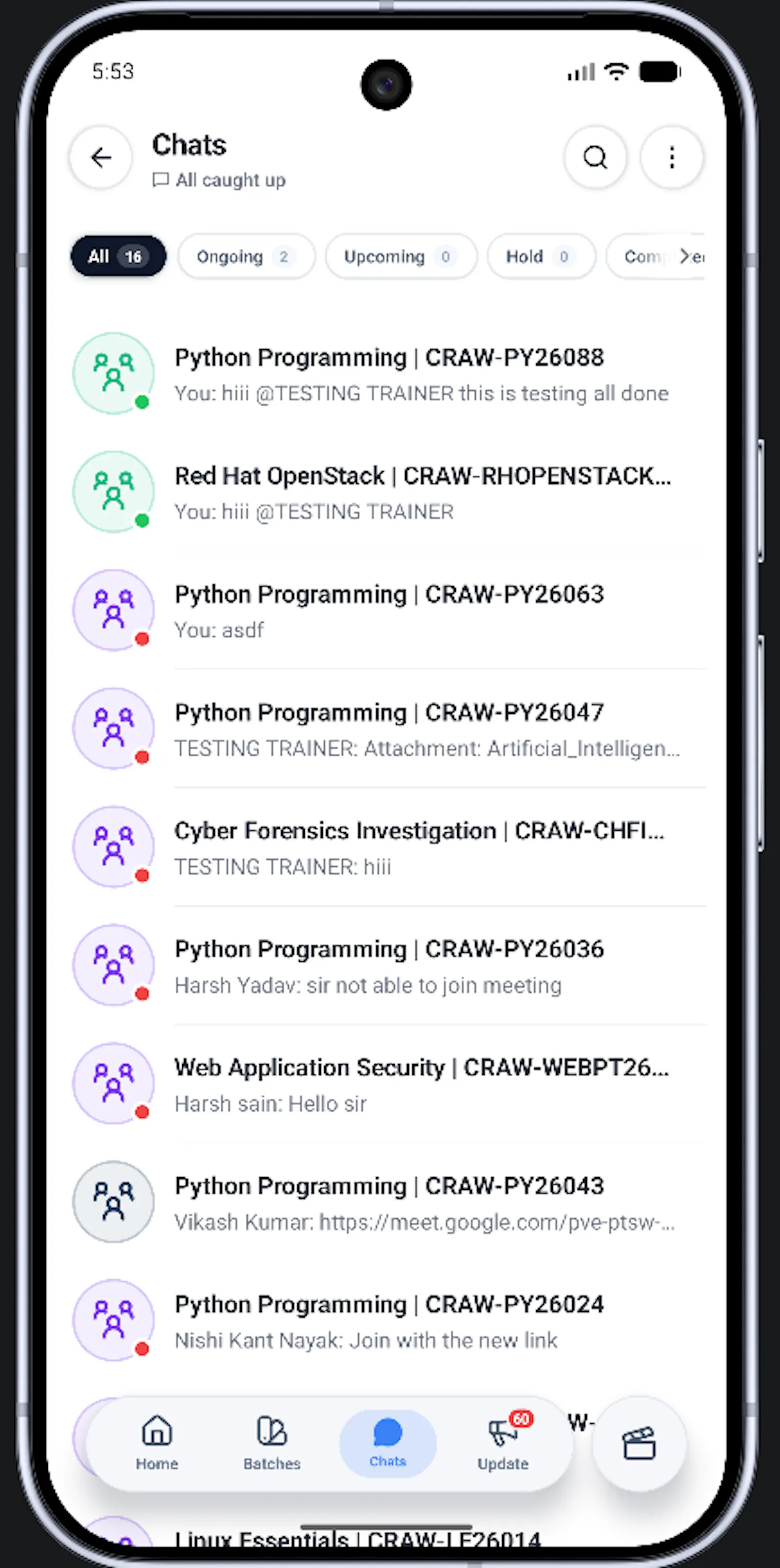 Craw Security App screenshot 2