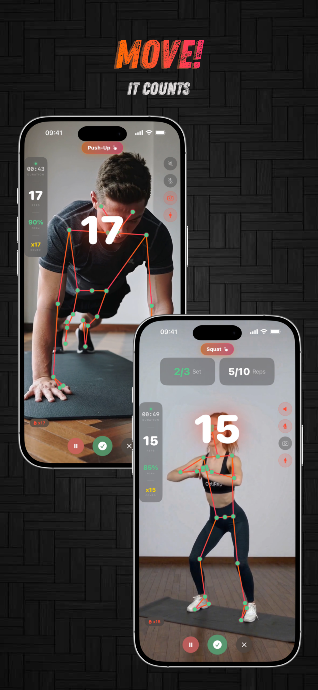 OptiRep – AI Rep Counter & Workout Coach gallery image