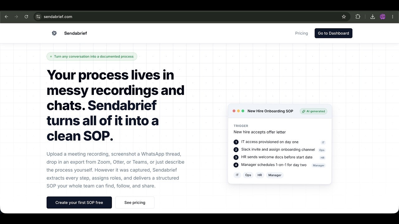 Sendabrief gallery image