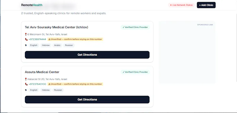 RemoteHealth screenshot 2