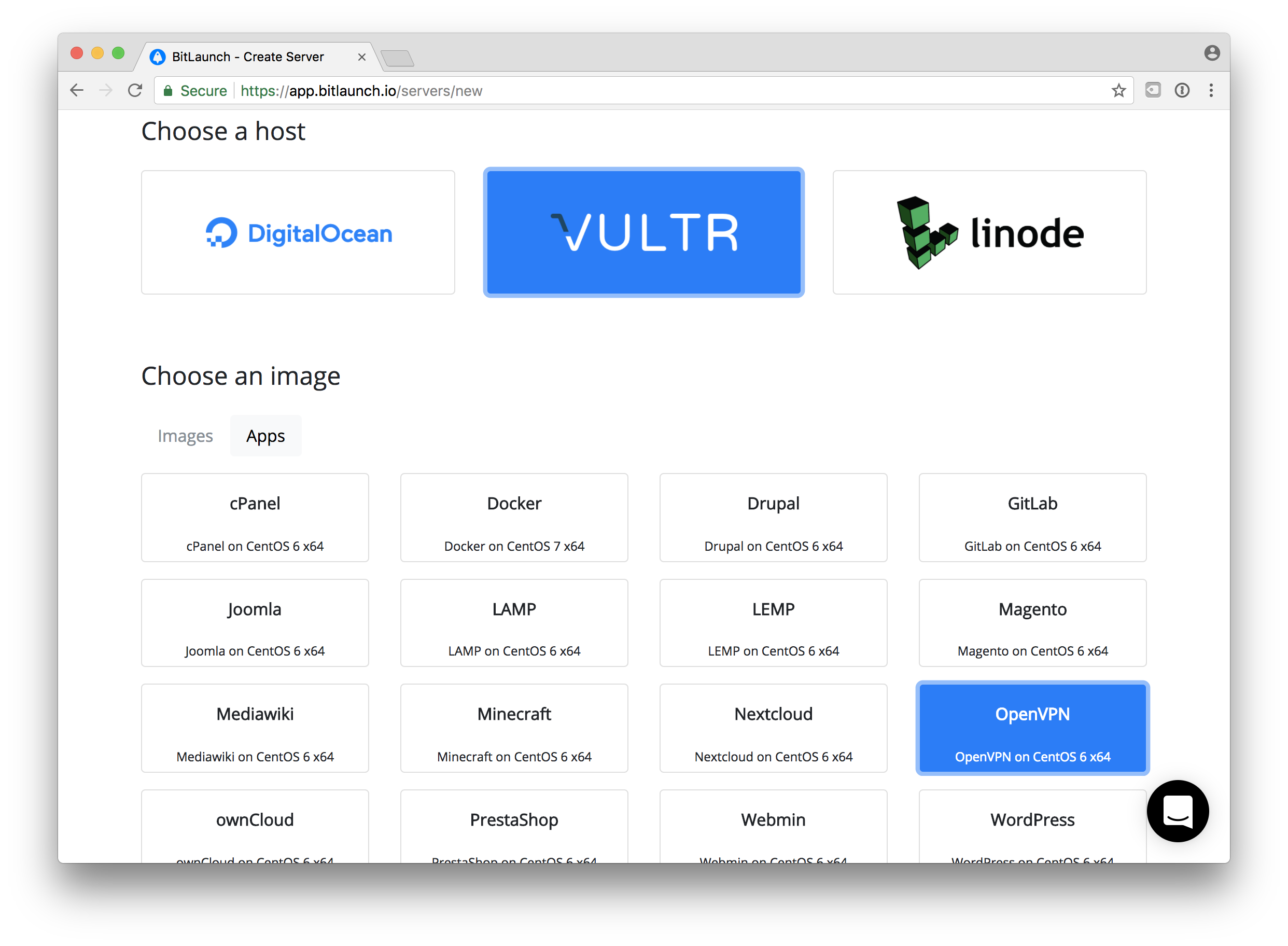 BitLaunch Image