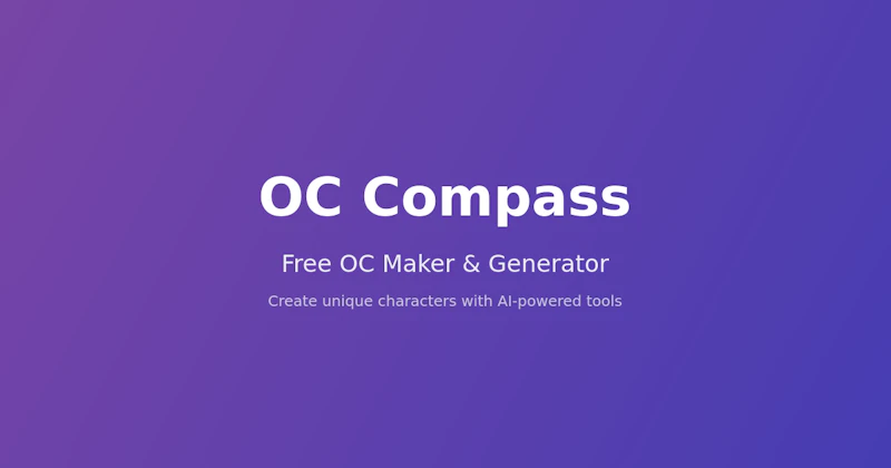 OC Compass — AI Character Generator screenshot 1