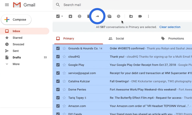 Multi Email Forward by cloudHQ 2.0 Image