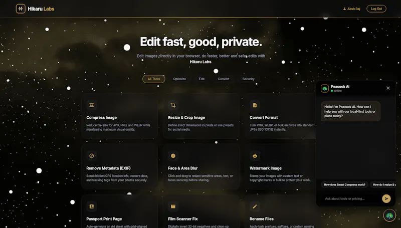 Hikaru Labs v2.0 screenshot 2