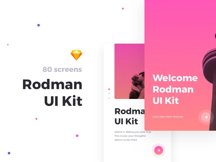 Rodman Mobile UI Kit gallery image