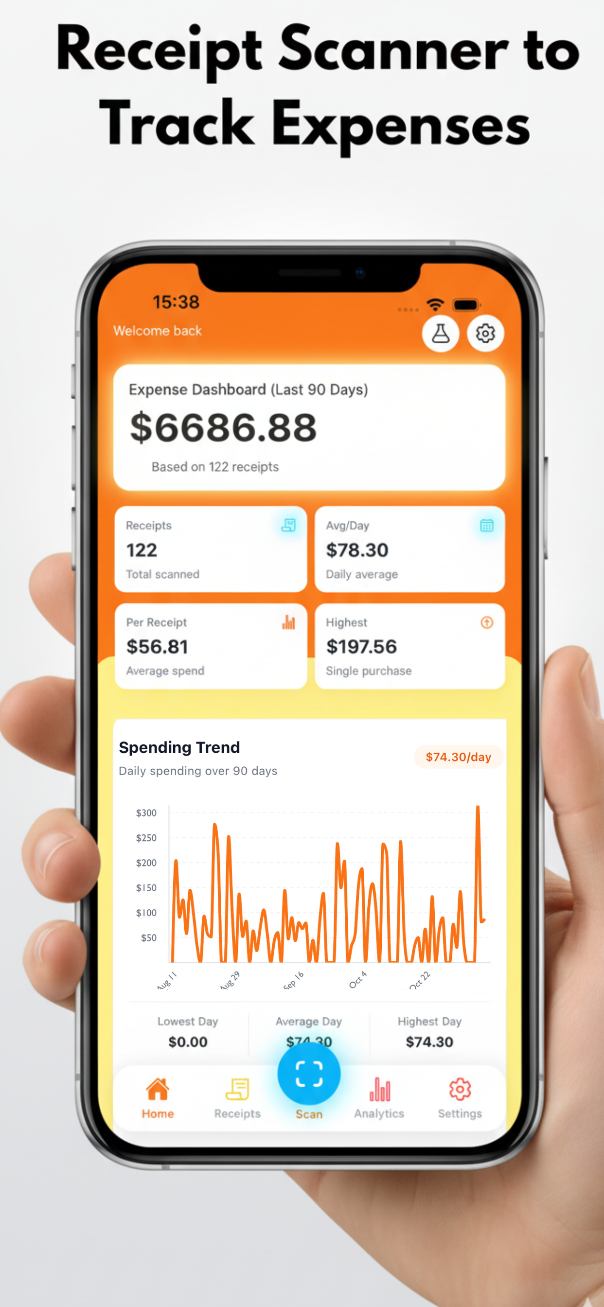 AI Expense tracker by scanning receipts gallery image