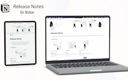 Release Notes with Notion media 1