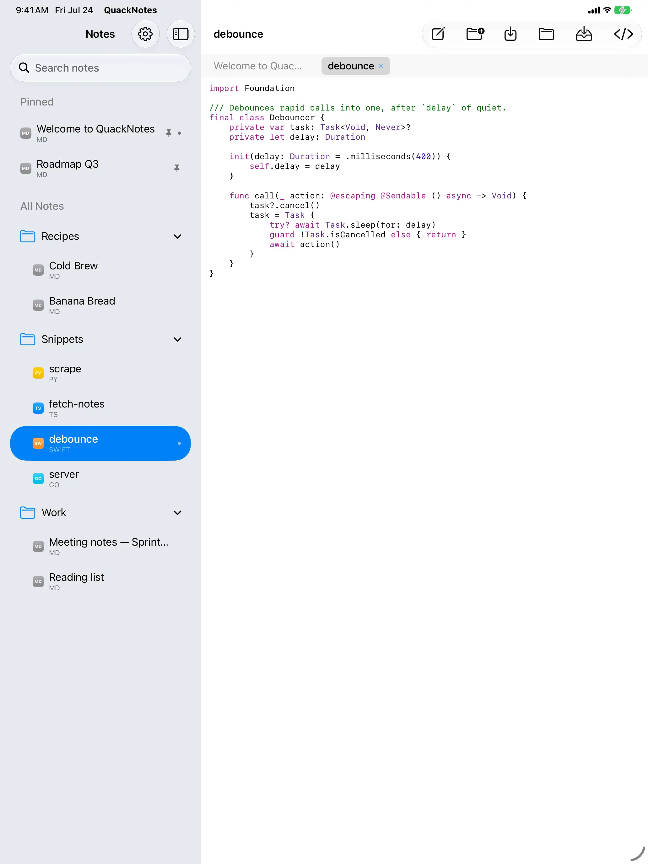 QuackNotes gallery image