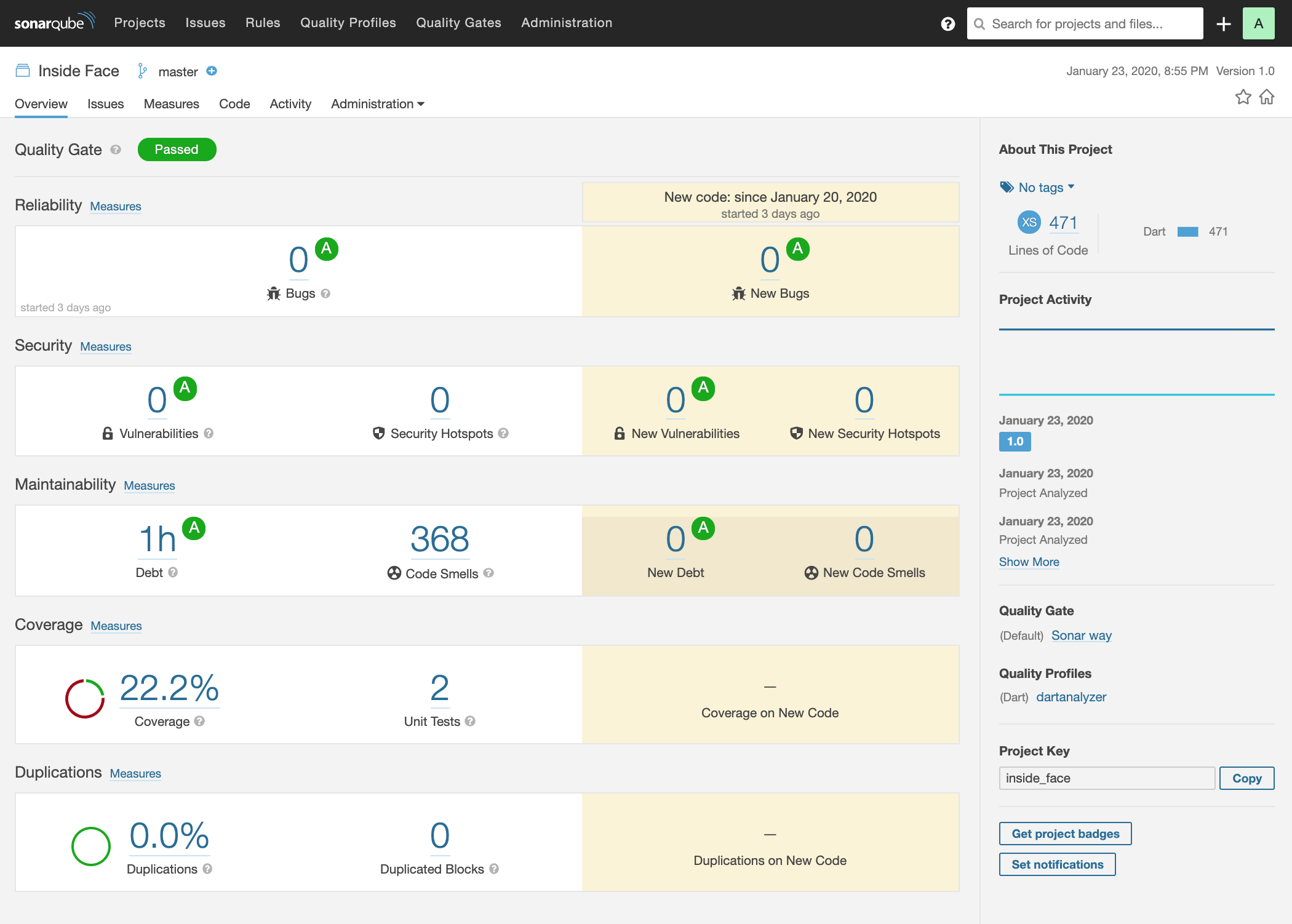 SonarQube plugin for Dart / Flutter gallery image