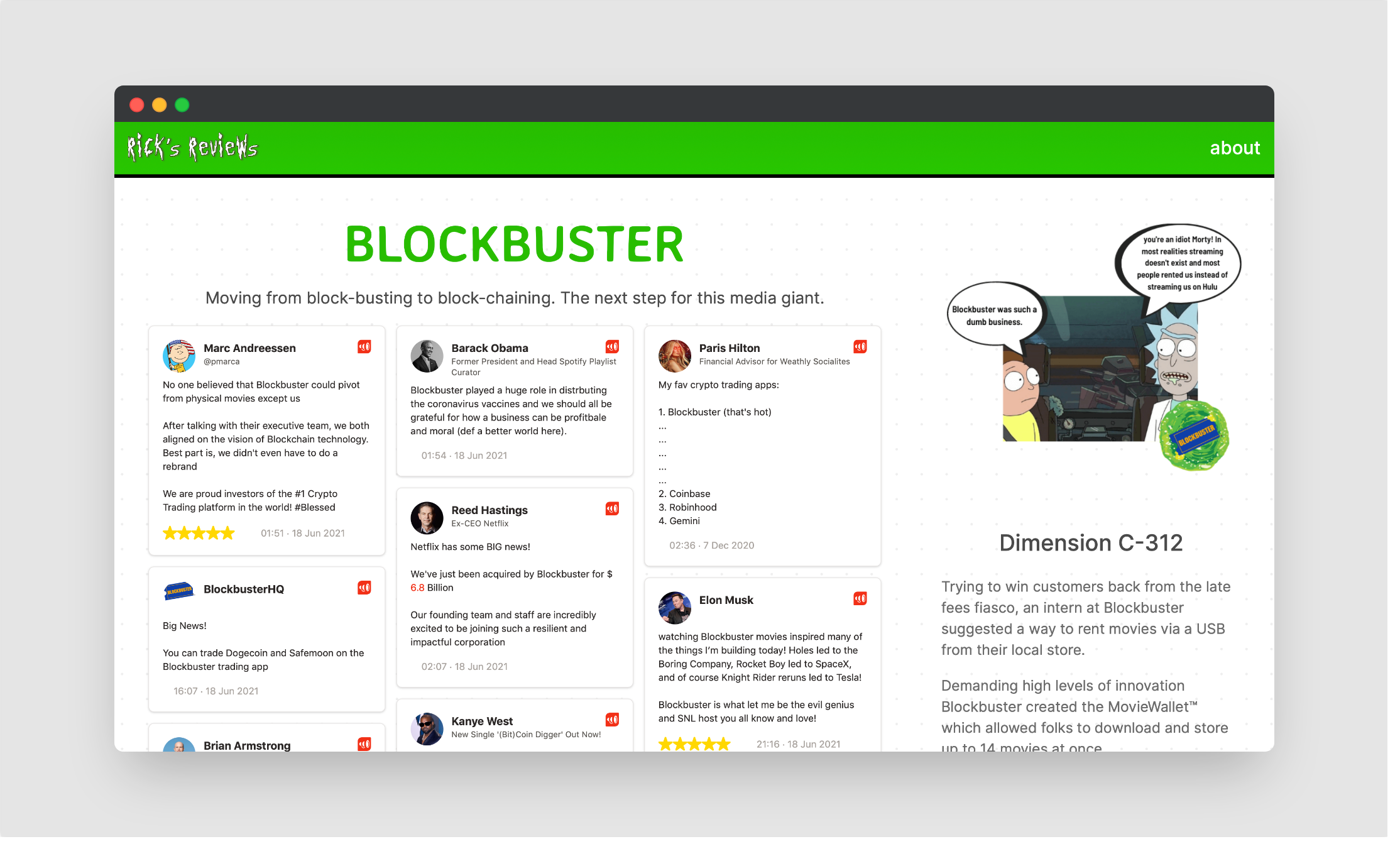 Rick's Reviews gallery image