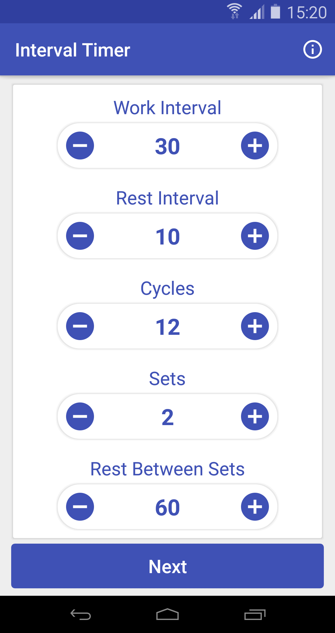 Interval Timer gallery image
