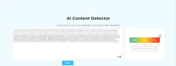 AI Content Detector from Crossplag gallery image