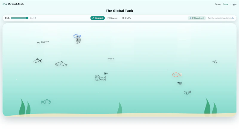 DrawAFish.live screenshot 2