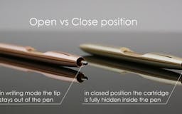 ManualPen: Single piece of metal turned into everlasting pen media 2