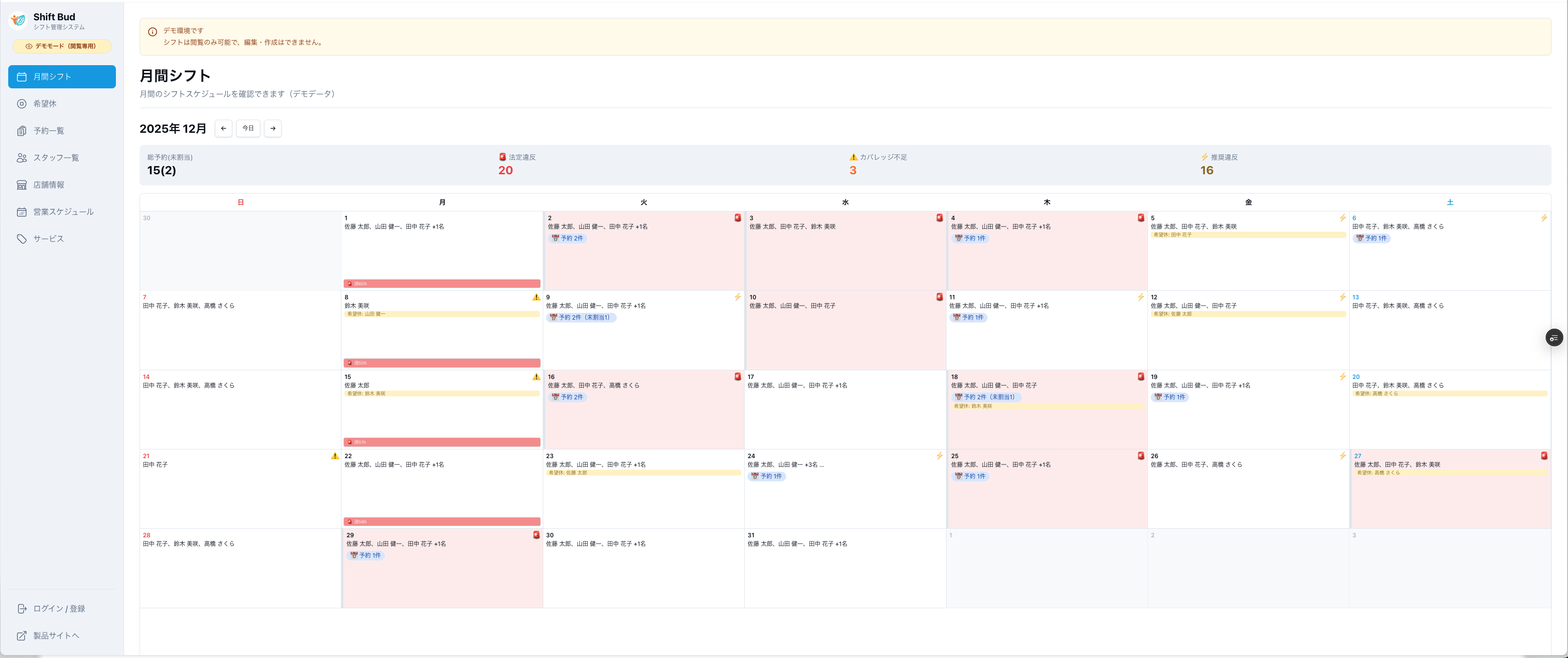 Shift Bud - Main product screenshot demonstrating key features and user interface
