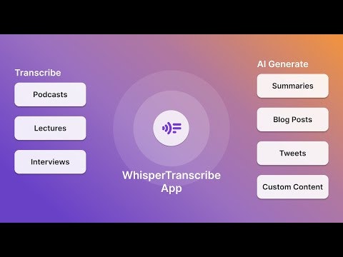 startuptile WhisperTranscribe-Create content from your audio