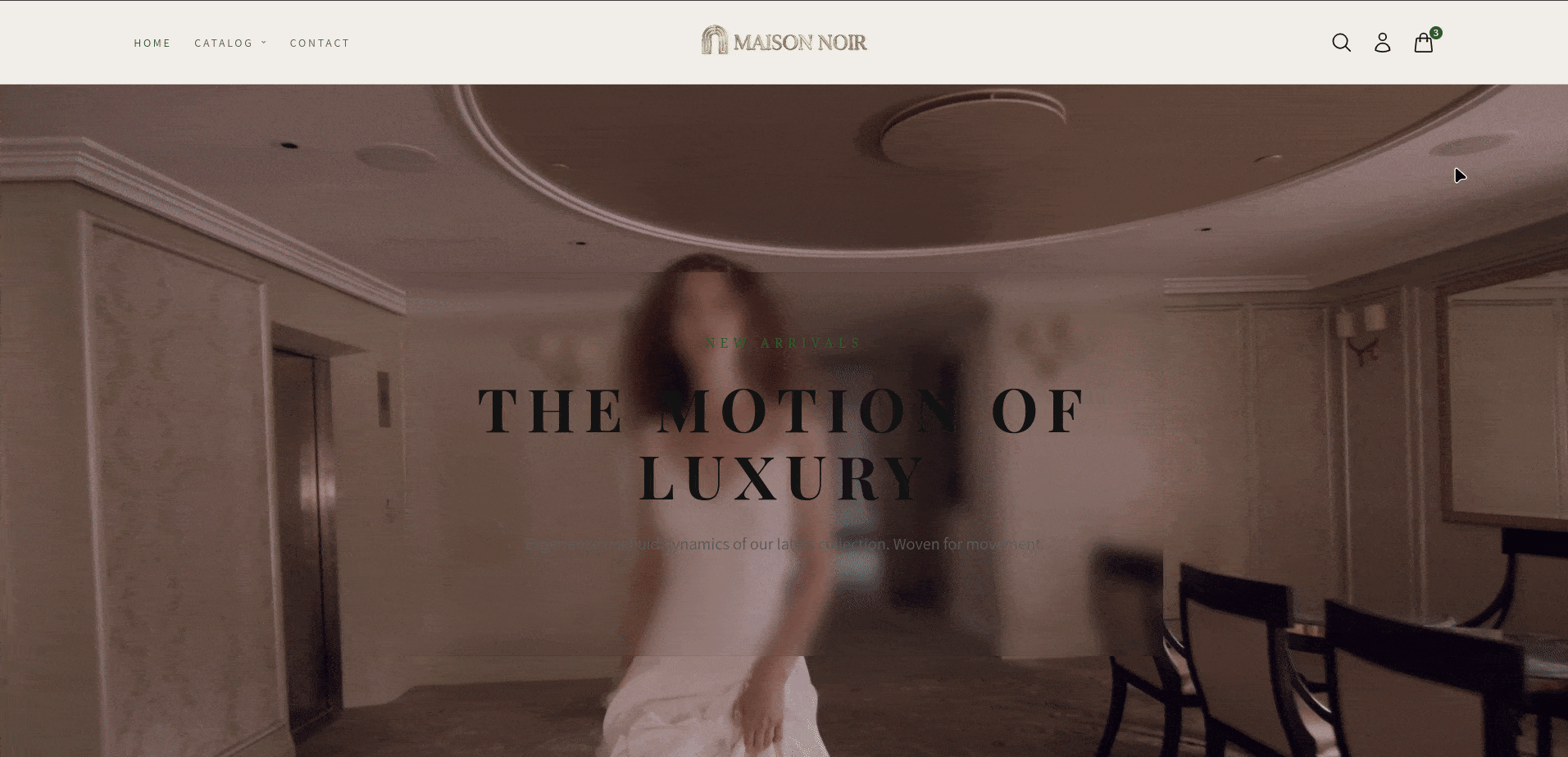 Maison Noir: - Product Hunt launch logo and brand identity