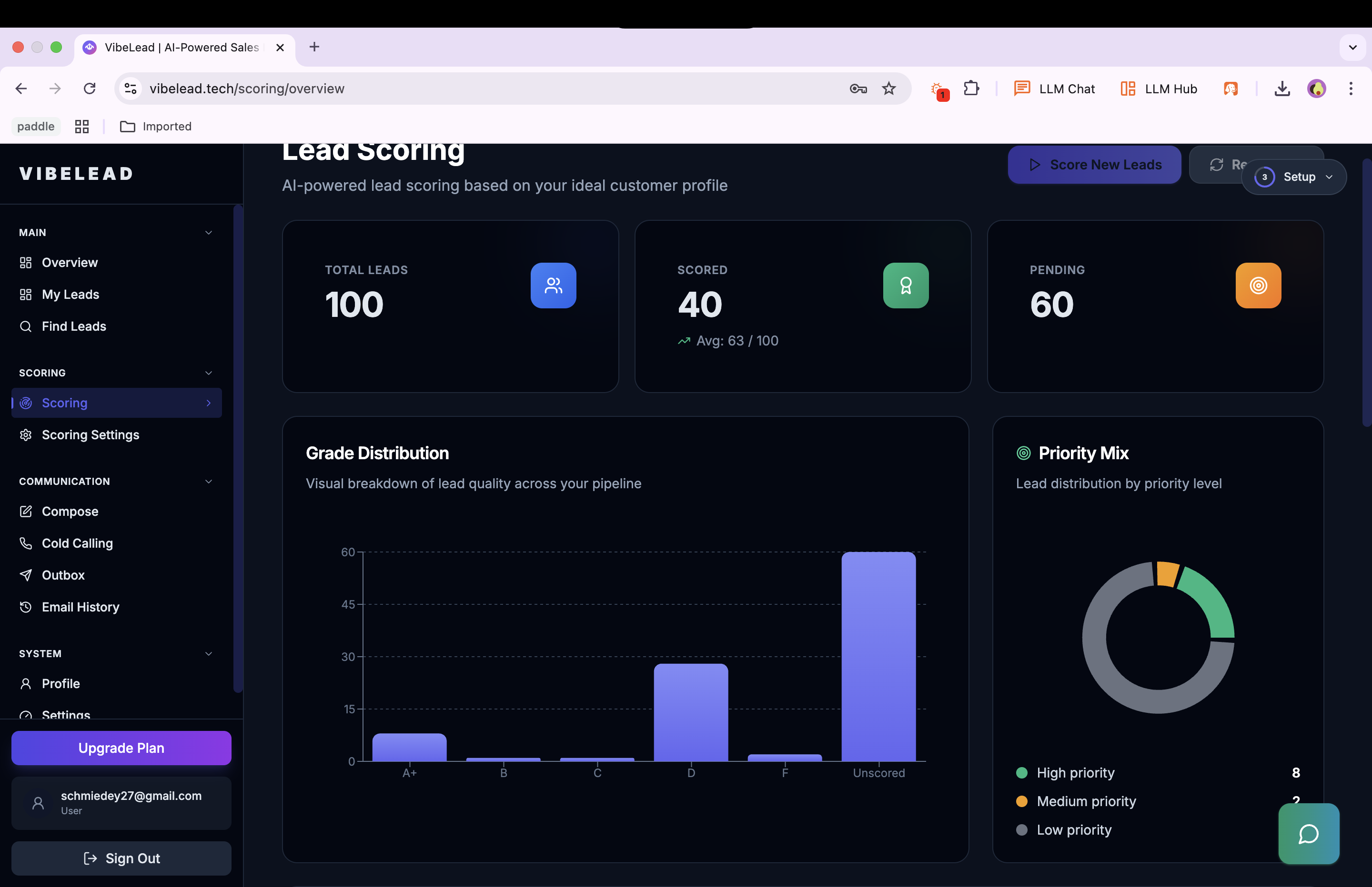VibeLead - Screenshot 4 showing product features and functionality