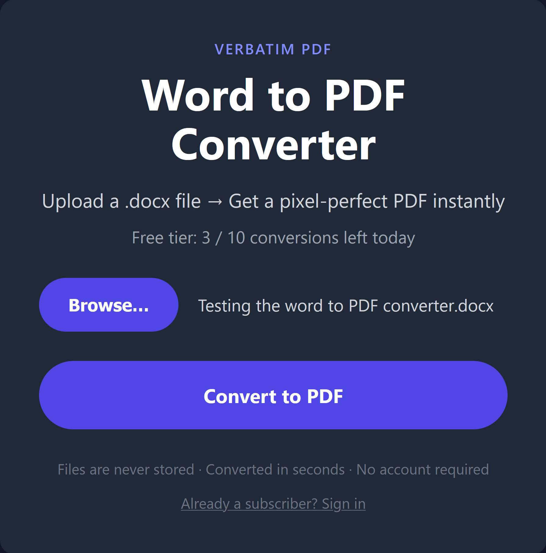 Verbatim PDF gallery image