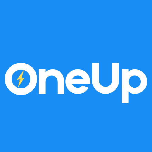 TikTok scheduler from OneUp logo