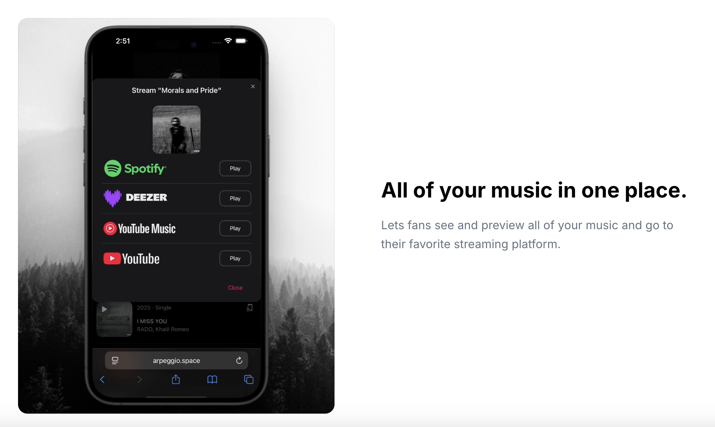 Média Arpeggio.space - Plateforme de marketing musicale, automatise votre présence en ligne 4