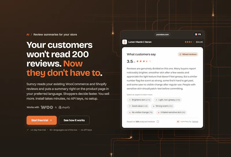 Sumzy.io screenshot 1