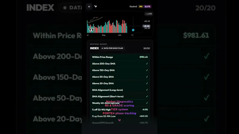 Kestrel Index screenshot 1 (video preview)