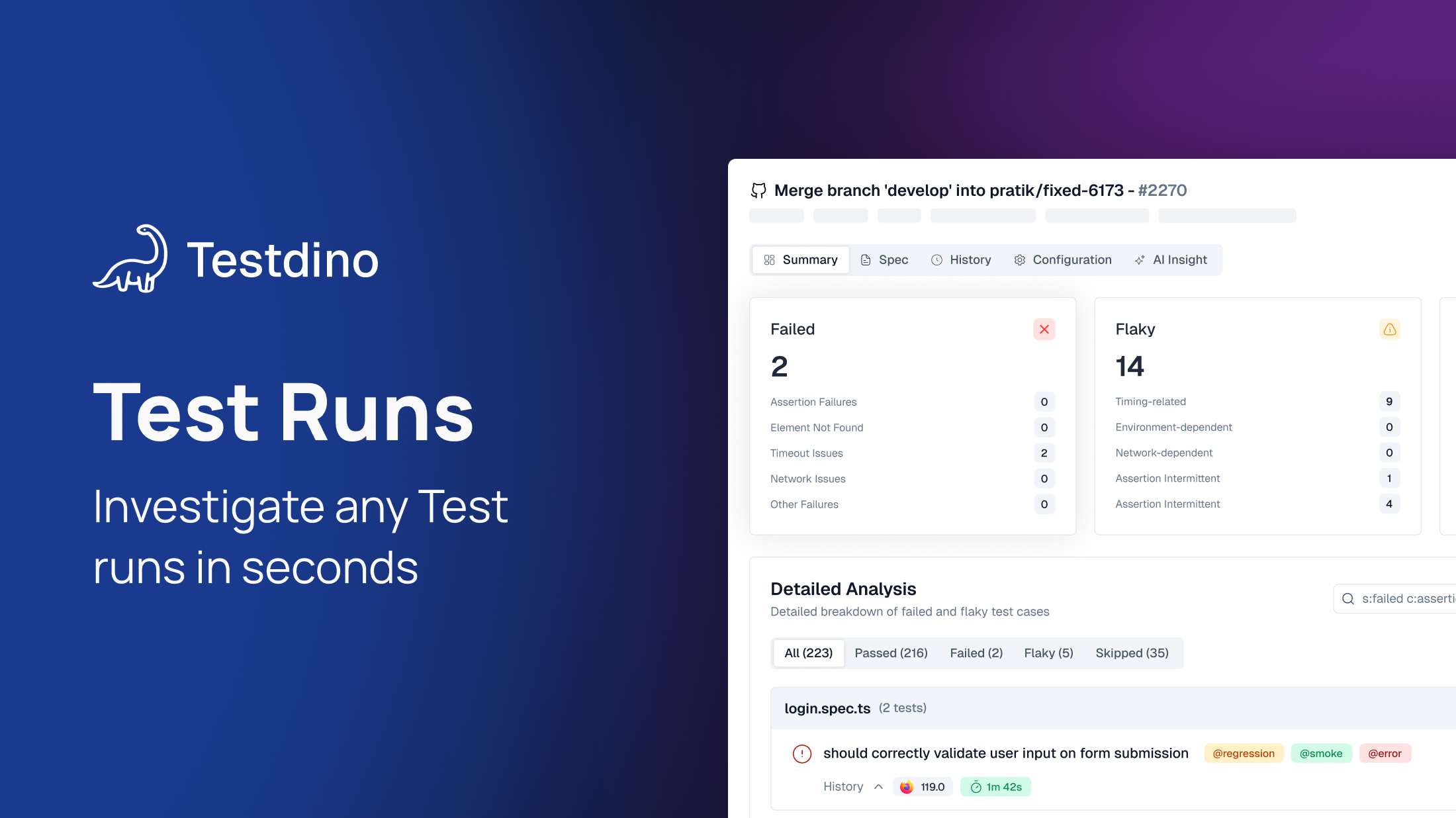 Media Testdino - Nền tảng báo cáo kiểm tra nhà viết kịch thông minh 3