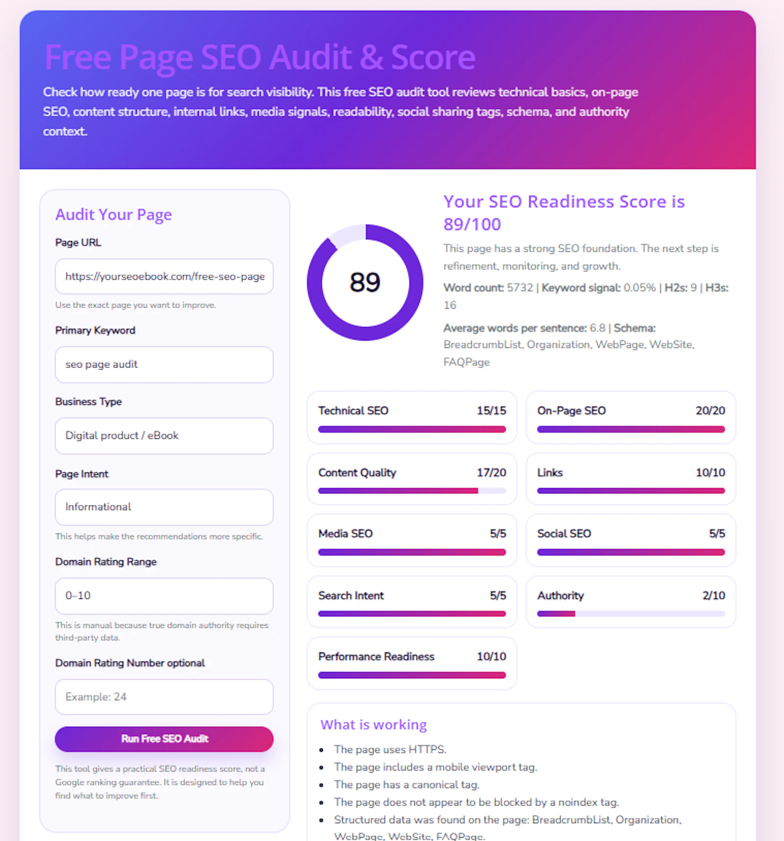 SEO in Action | Actionable SEO Plan screenshot 8