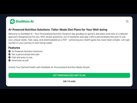 DietMate AI gallery image