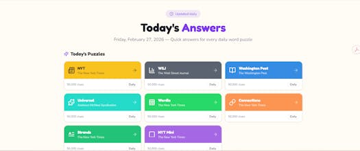 Crossword Answer Finder gallery image