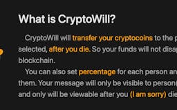 CryptoWill media 1