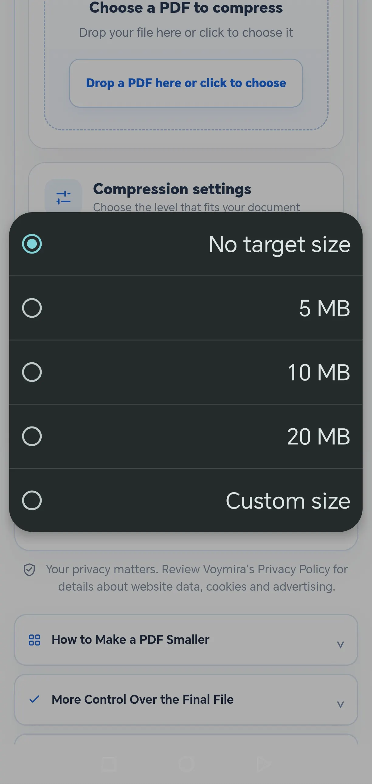 Voymira PDF Compressor gallery image