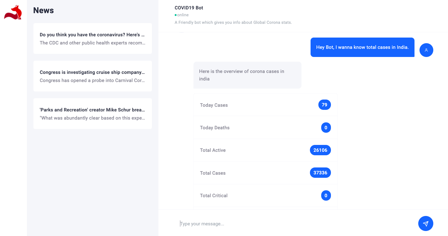 CovidBot gallery image