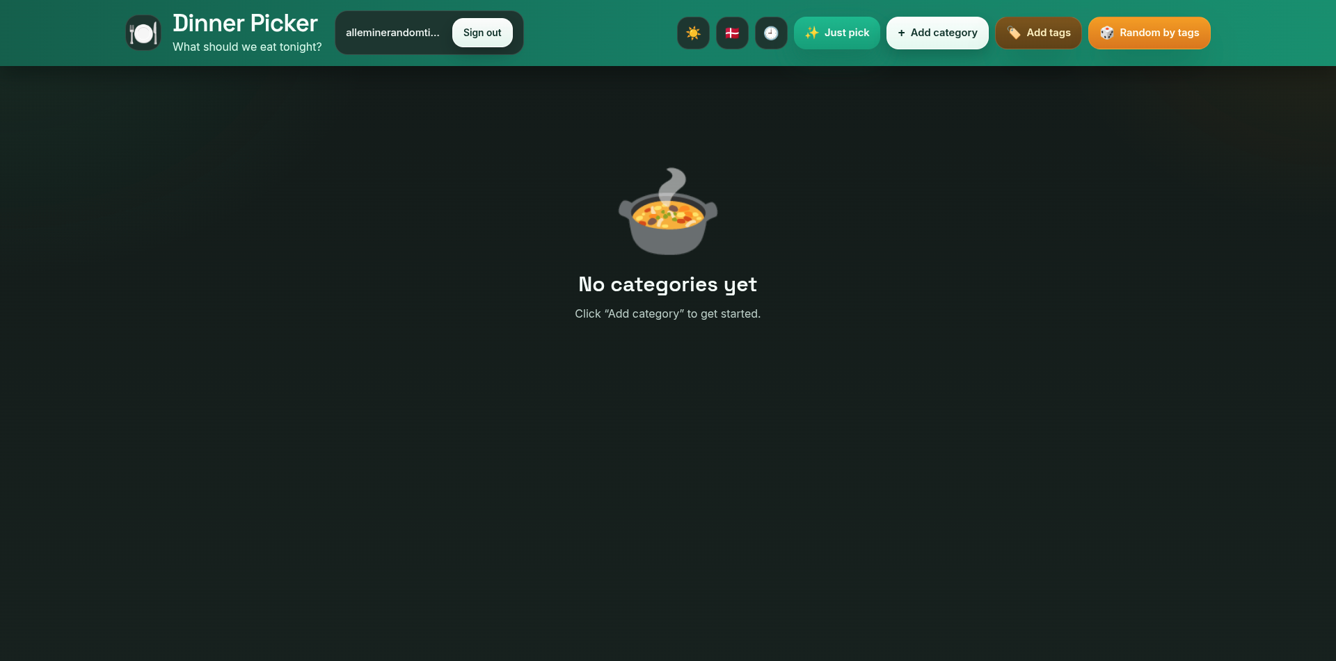 Dinnerpickr gallery image